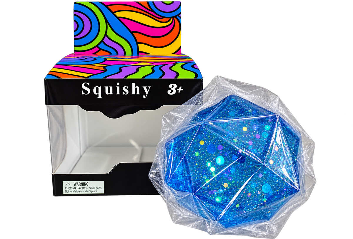 Glitter Oil Squishy Ball