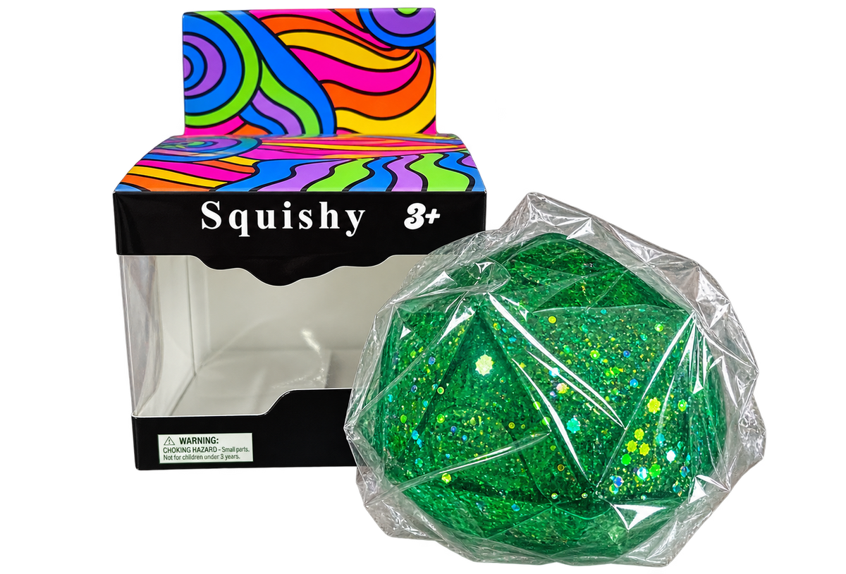 Glitter Oil Squishy Ball