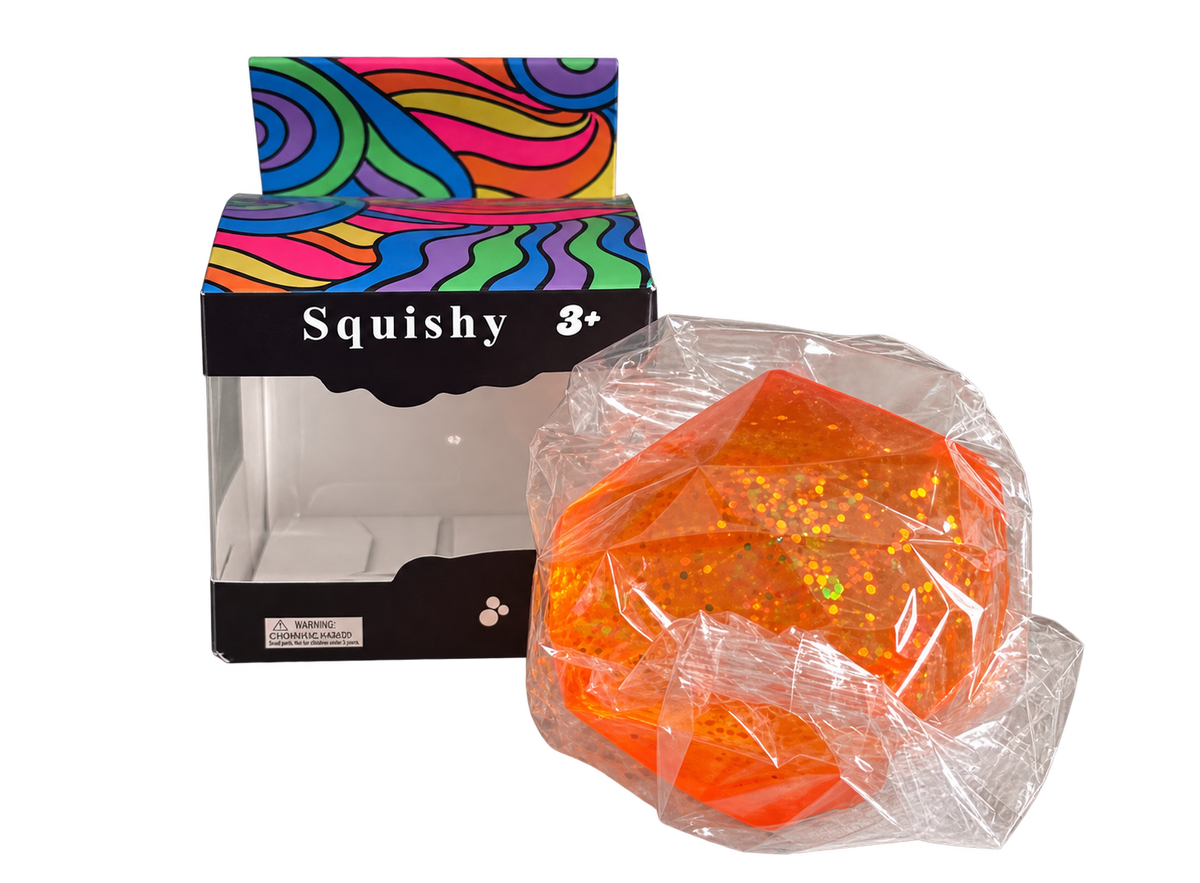 Glitter Oil Squishy Ball